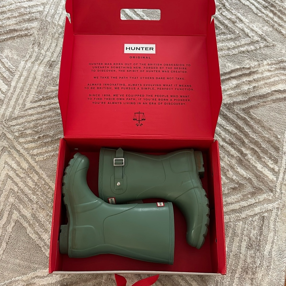 Hunter Succulent Short Boots